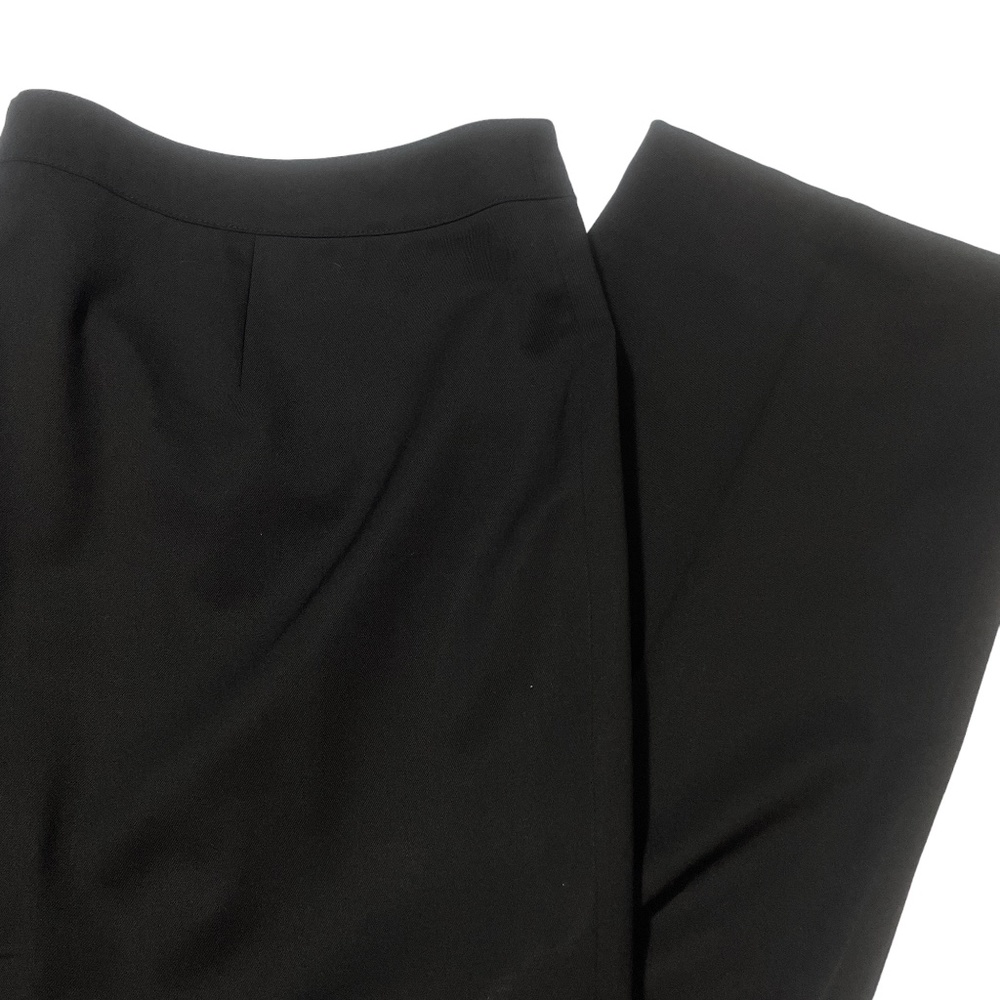 Lafayette‎ 148 New York Black Ladies Dress Pants, Sz 12, Virgin Wool Stretch